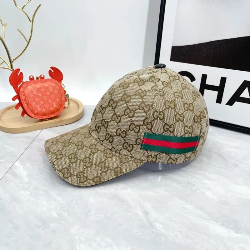 Casquette Gucci GG Canvas — Beige Web