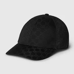 Casquette Gucci GG Canvas — Noir